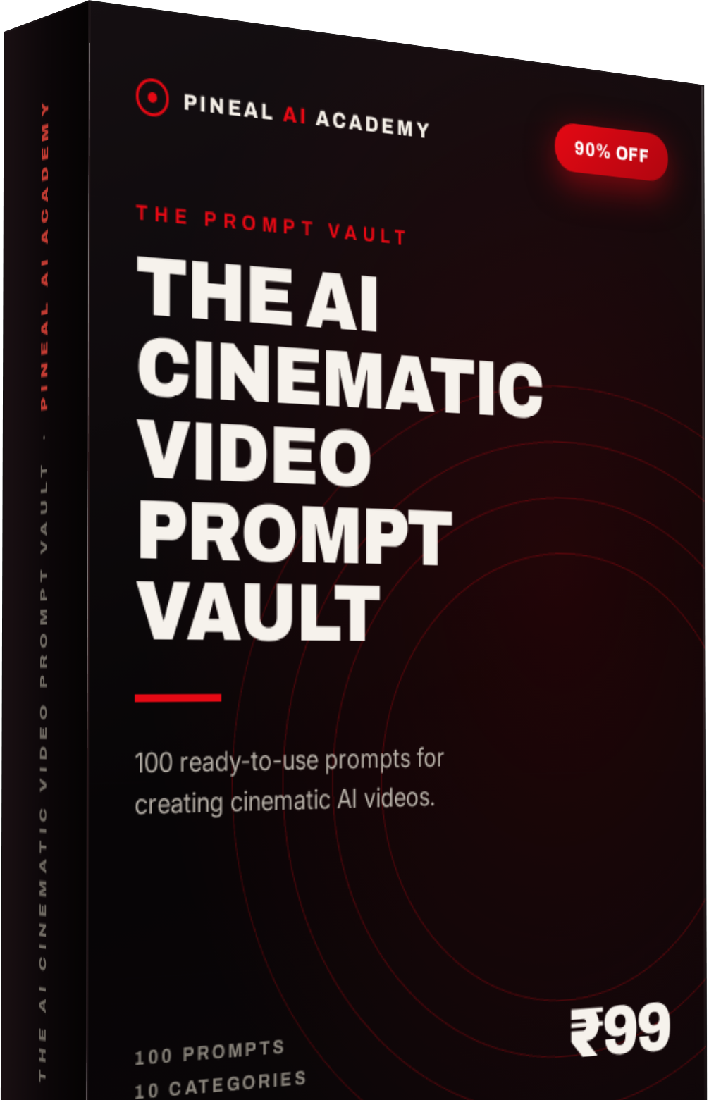 The AI Cinematic Video Prompt Vault — 100 prompts, 10 categories